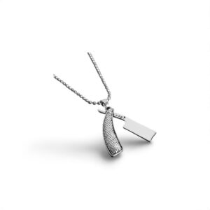 Barber Shop Razor Blade Ornament Pendant
